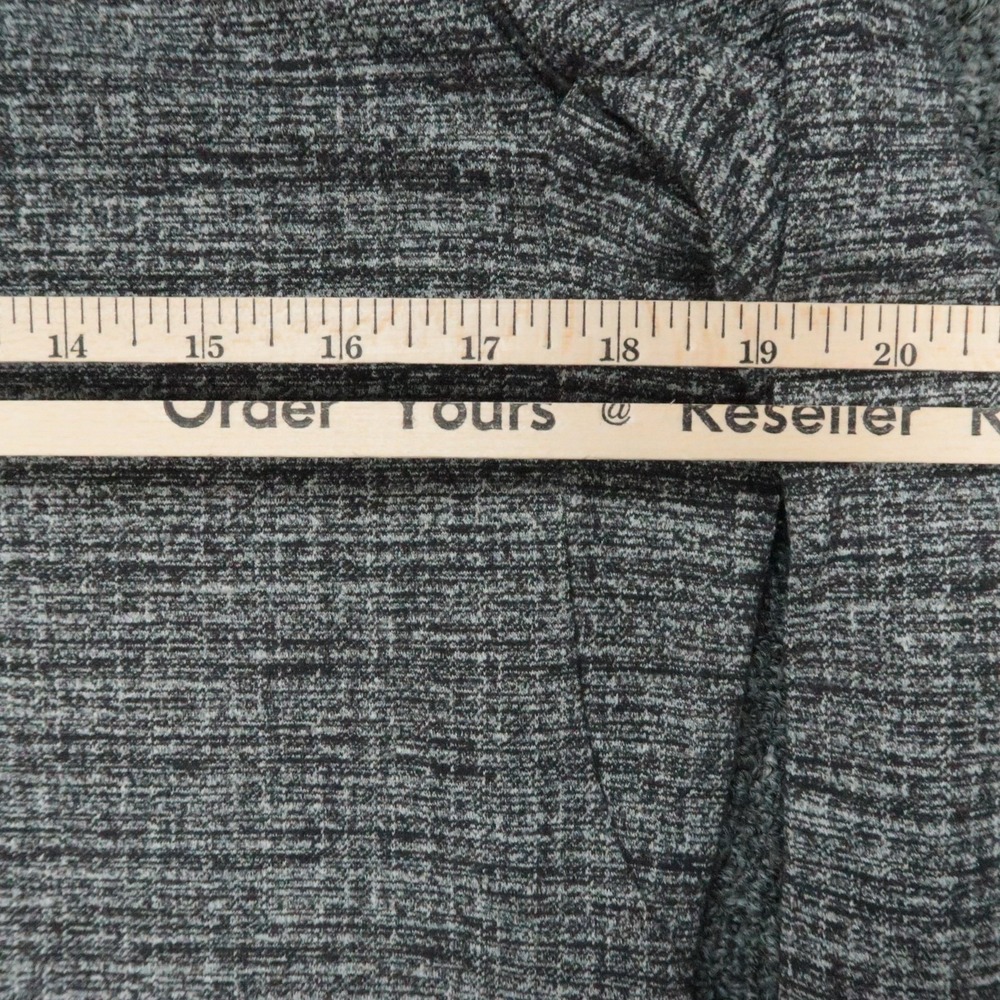 Lululemon Pullover Men Medium Gray Black Surge Warm Quarter Zip Training Stretch - Picture 8 of 10